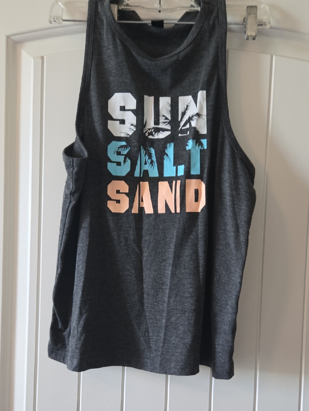 SHEIN Dark Gray Casual Tank Top